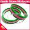 layers blank silicone wristbands / silicone wrist bands /silicone bracelets
