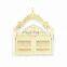 Hollow Cutout photo etch custom gold lapel pin book mark