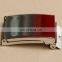 Shinny silver cheap custom canvas belt buckle