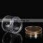 high standard acrylic plastic indusrial circular thick bottom packing bottle