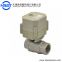 Ac220V Stainless Steel 2way Motorized DN10 3/8 Inch  Ball Valve With Indicator No Manual