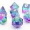 OEM muti-color mixed plastic acrylic dice/muti-side dice