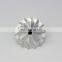 S300V 175728 7+7 Blades 50.80/70.00mm High Performance Turbo Billet/milling/aluminum 2618 Compressor Wheel