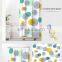 i@home china custom design thick waterproof colorful shower curtain modern polyester