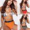 Plaid Bikini Mujer Halter Swimwear Women Swimsuit Bikini Push Up Underwire Brazilian Bikini Bathing Suit Beach Wear 19C201