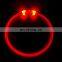 HQP-XP06 HongQiang LED Nylon USB Rechargeable Flashing Adjustable Safe Luminous Flashing Necklace Pet Supplies