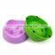 Straw material dog feeding bowl Dog bowl slow feeder bowl for dog