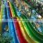 WangMing Amusement Rainbow Waterslide Fiberglass Water Park Slides For Sale