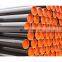 A53 ST52 ST37 A106B Carbon Black Seamless Steel Pipe Price