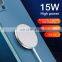 Customed logo 15w QI smart Magnetic Wireless Charger type C fast charging for cell phone iPhone 12 Pro magsafe charger