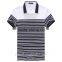 OEM 2015 Hot Sale High Quality Stripe Print Polo Shirt for Men