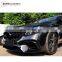 w213 body kits fit for E-class W213 2017year up E63 body kits front bumper, grille, diffuser PP material