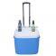 Portable  insulation 18 L cooler box water ice chest with wheels for camping