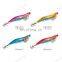 New 30/40G  4colors Beautiful Hard shrimp Baits Luminous Squid Jig Lures Light Pattern Wood Shrimp