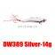 New gold/silver bait sequin 14G 21G 28G 35G submerged flying fish oblique lure metal spoon lure
