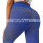 Free Sample High Waist, Seamless Honeycomb Fitness Yoga Pants Scrunch Butt Lift Leggings For Women/