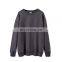 2021 autumn and winter new warm Korean round neck solid color plus velvet thick women's loose pullover sweater