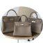 Litchi Pattern Togo Leather One Shoulder Messenger Kelly Bag Leather 25 28 32 Hand-Held Genuine Leather Women's Bag Lock Kelly