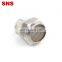 SNS BKC-V series stainless steel tube fittings pneumatic valve flat end exhaust muffler air silencer