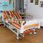 5 Function Manual 3 Crank Adjustable Elderly Home Nursing Medical Hospital Cardiac Bed with Toilet Wheel Chair