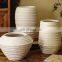 Custom LOGO Nordic Crafts Art Simple White Wedding Vases Ceramic Vase Pot Home Living Room Decorations