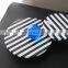 Modern Marble Tray Nordic Decorative Plate Black White Stripe Dry Fruilt Bowl For Home Decor