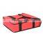 12V Polyester Heated Insulated Pizza Food Delivery Bag India with Car Charger Cable