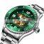 NIBOSI 2399 Hollow Dial 41Mm Waterproof Automatic Mechanical Watch for Men Gold