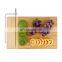 Bamboo Cheese Board Set With Stainless Steel Wire Cheese Slicer