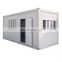Customized Steel Structure Prefab House Small Office Foldable Container House With low price