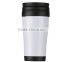 double wall stainless steel coffee cup with handle