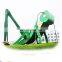 New Amusement Equipment Playground Stainless Steel Slide Combines PE Wooden Outdoor Playground