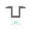 MK Aluminum Solar Mounting Middle Clamps for Solar PV Array Panel Roof Bracket Fixing Systems Factory Price