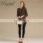 Autumn Winter New Style 100% Cashmere Sweater Knitted Long Crew Neck Chinese Style Anti-Shrink Solid OEM Service Available