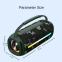 Original 20W Audio Generation Smart Bluetooth Speaker Smart Connected Wireless Clock Outdoor Portable