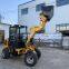 Europe Popular Mini Loader Wolf Loader HZM811 With Cabin And Wide Tires