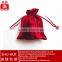 ShenZhen [SHU HUI] natural burlap drawstring wine bags