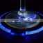 Round Shaped 7 Colors Changing LED Flashlight Cup Mat /Coaster With Automatic Switch