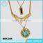 hot sale 18k gold jewelry bird gold chain statement necklace