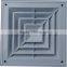 Plastic air vent 10''*10'', 250mm*250mm
