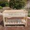 outdoor wooden garden bed planter