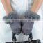 Ladies merino screen touch wool gloves