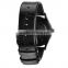 3 Hand Japan movment quartz big scale dial stainless steel case with genuine leather strap watch