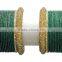Indian Traditional Gold Tone Crystal Stone Bangles Partywear Set For Girls & Women