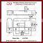 Stainless Steel truck door latch 141070BS