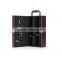 Handle double leather wine box with accessories