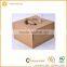 Handle small brown kraft cake box with clear window custom cake packaging box                        
                                                                                Supplier's Choice