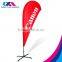 3 4 5meter custom advertise teardrop beach flag with high quality