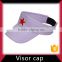 Sun visor hat and cap with embroidery LOGO