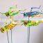 8 Inch Big Locust Plastic Grasshopper Decorative Insect Garden Stakes